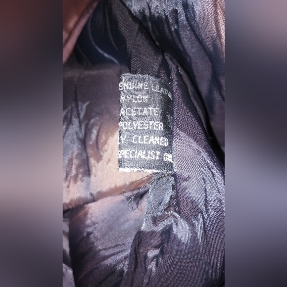 Fluid Internationale Black Leather Bomber Jacket, Size M - Picture 7 of 8